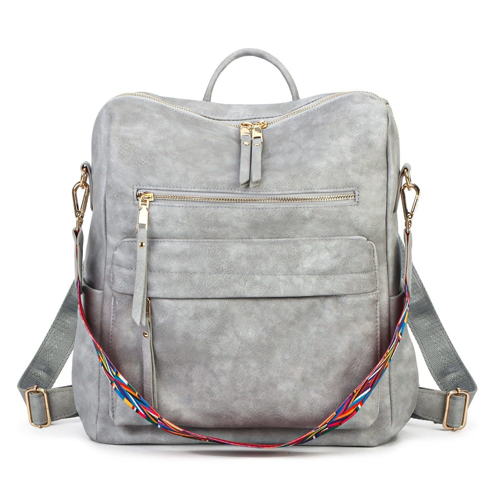 Backpack Purse Vintage Rucksack Convertible Shoulder Bag Travel :)